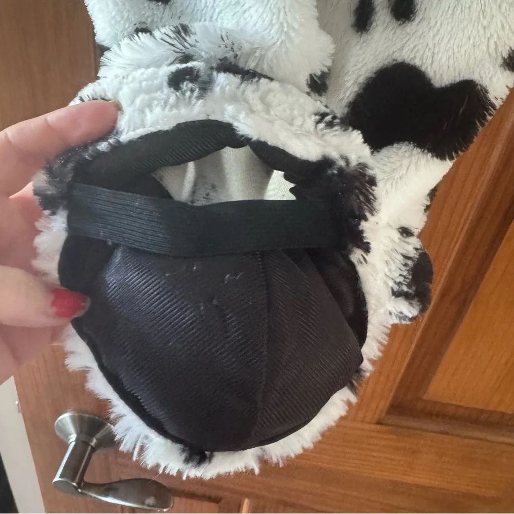 Unbranded Target Cow Halloween Costume Toddler 18-24M Black White One Piece